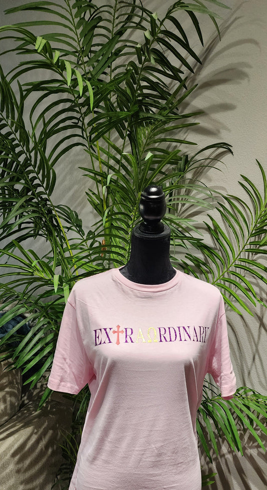 Pink EXTRAORDINARY Short Sleeve T-Shirt